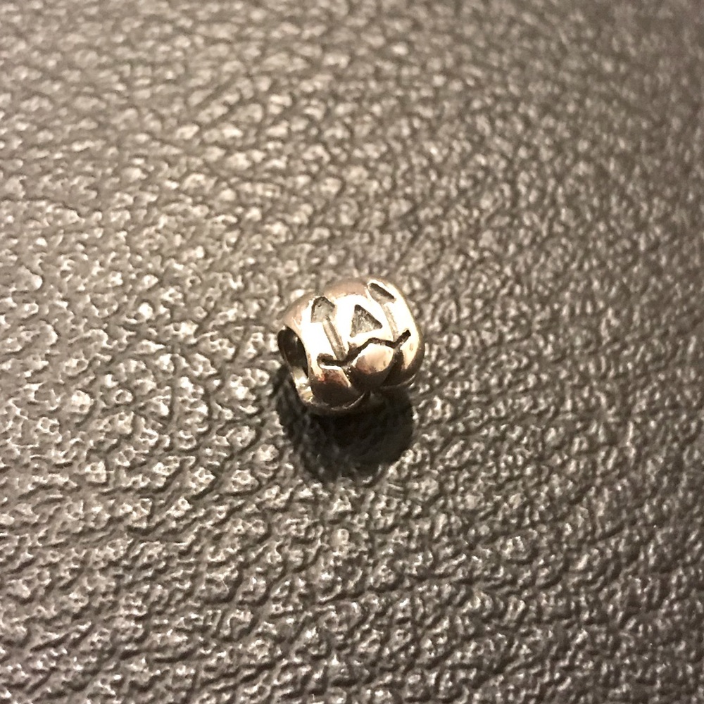 Pandora Silver Pumpkin Charm